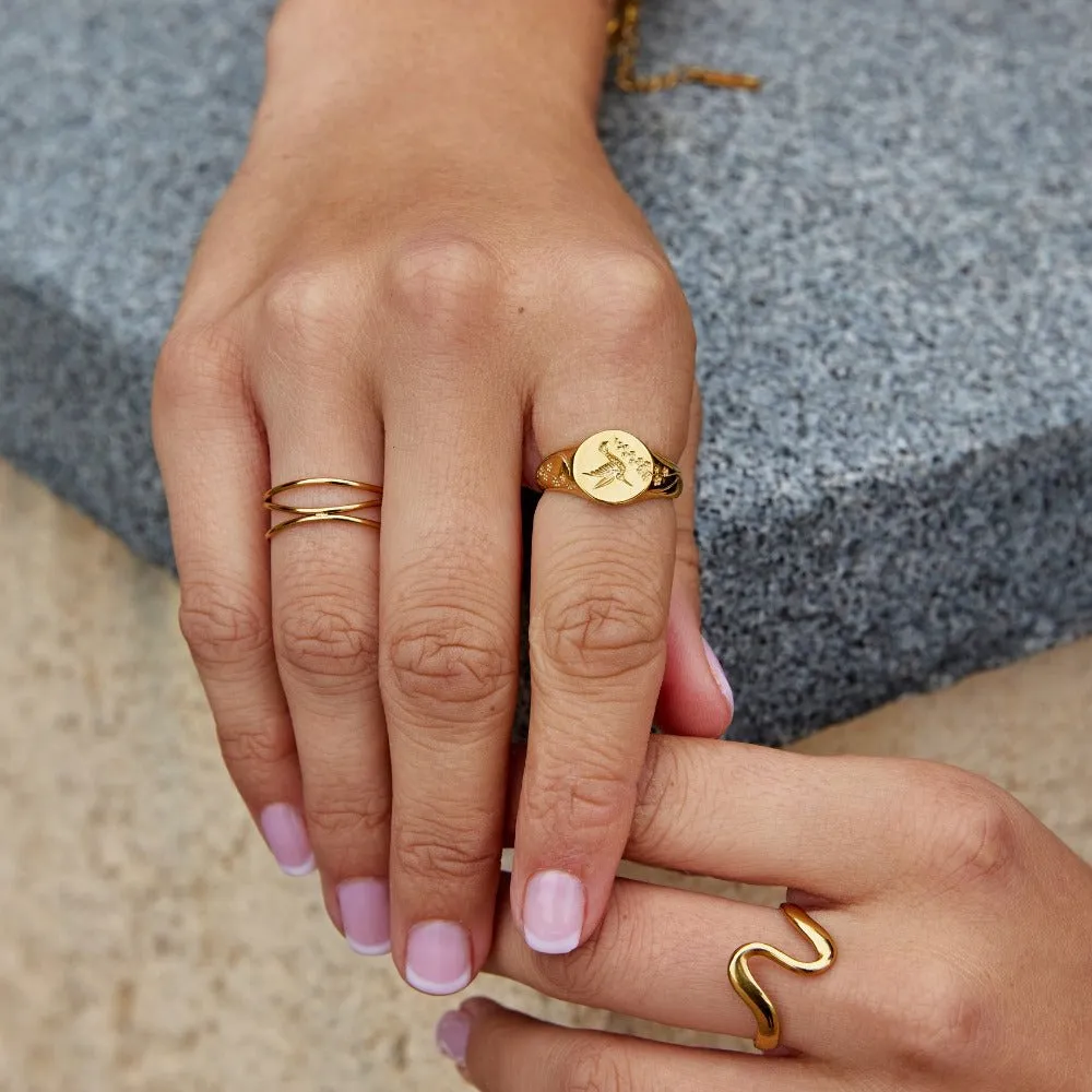 Minimal Signet Ring