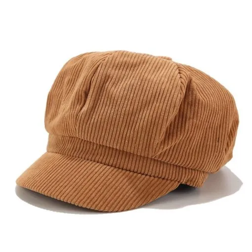Corduroy Newsboy Cap