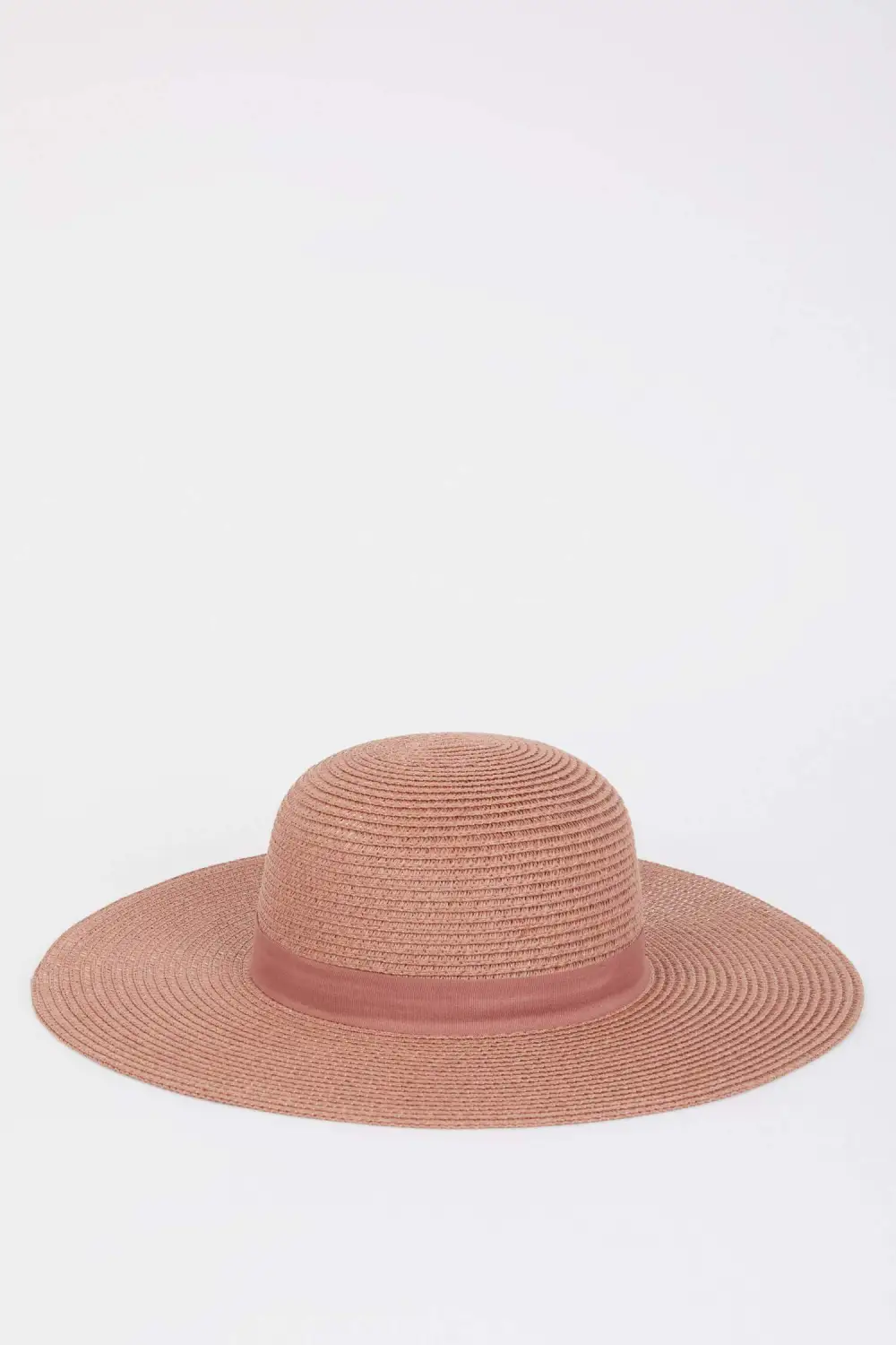 Bow-Decorated Straw Hat