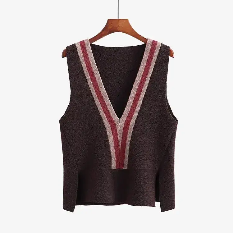 Chic Mustard Knit Vest