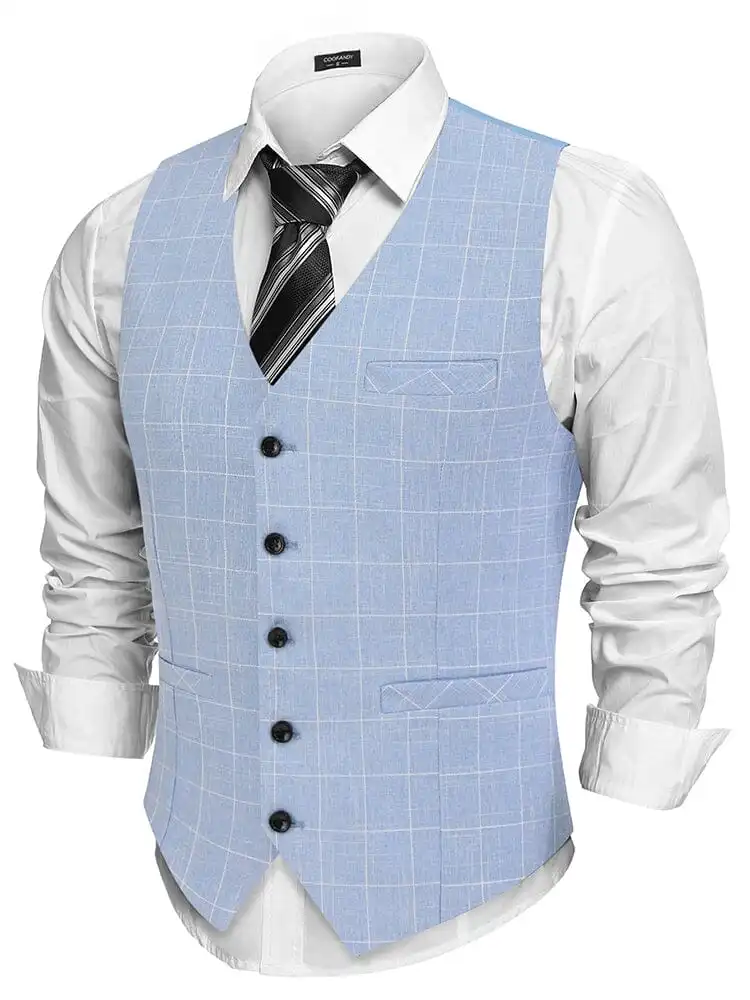 Formal Slim Fit Suit Vest Jacket