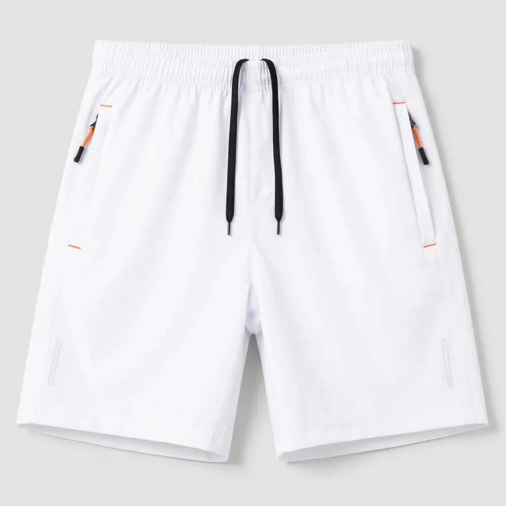 Men's 5-Pack Quick-Dry Slim-Fit Solid-Color Athletic Shorts