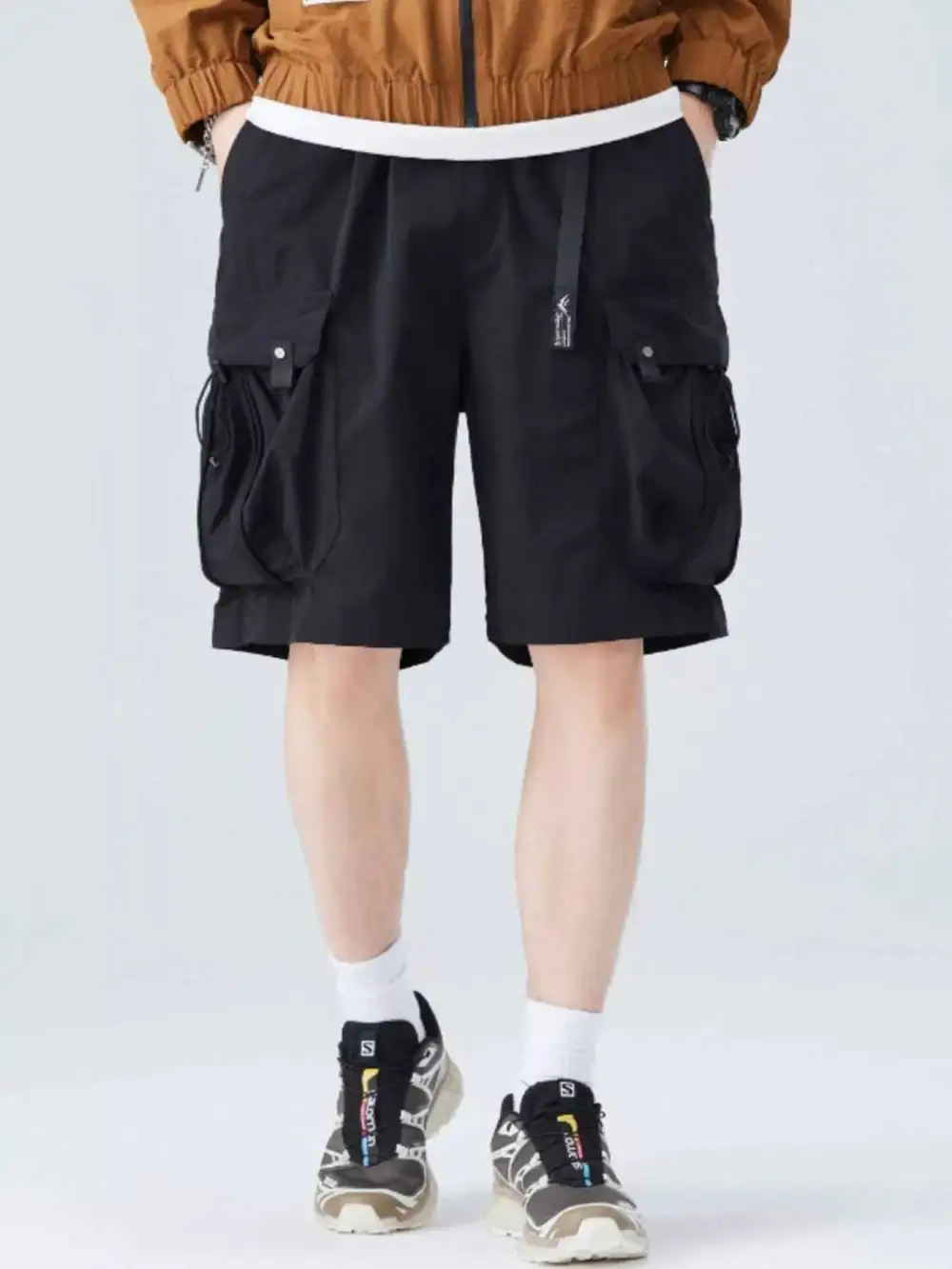 Cargo Shorts with Drawstring