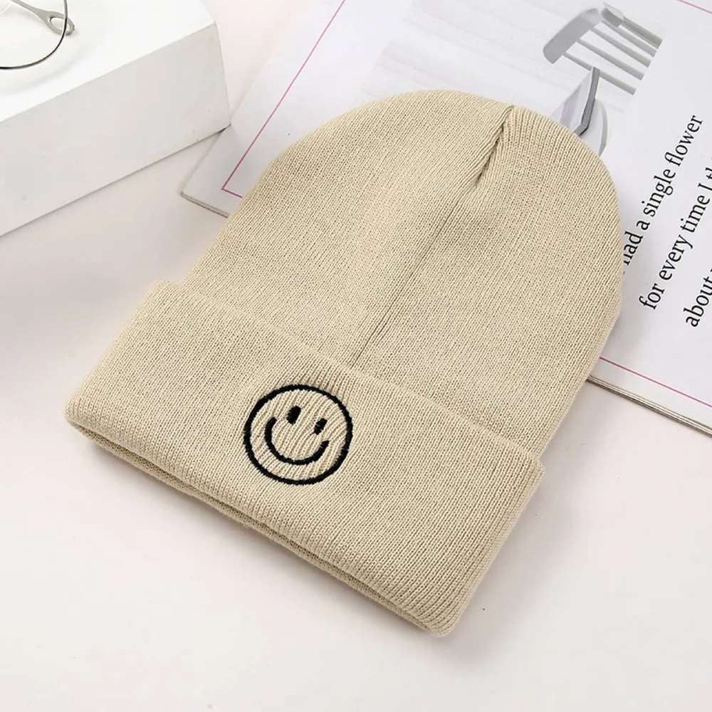 Knit Embroidered Beanie
