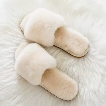 Soft Feel Plush Lined Comfort Slippers