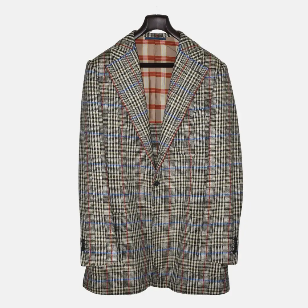 Heritage Checkered Wool Blazer Jacket