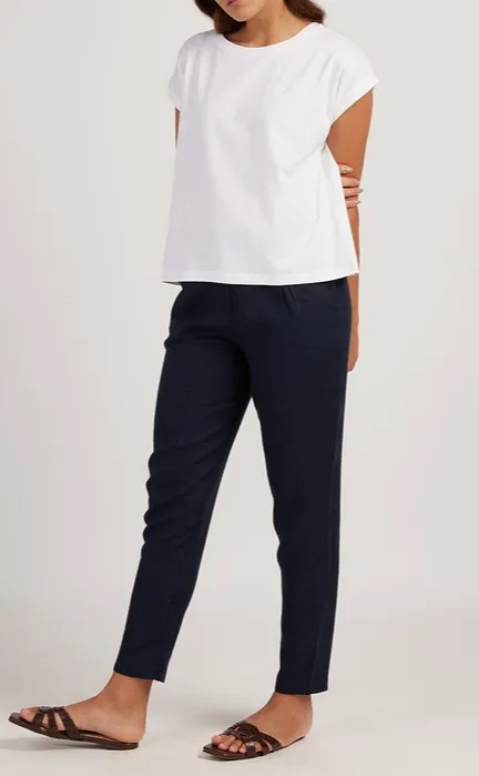 Off-White Pima Cotton Boxy Tee