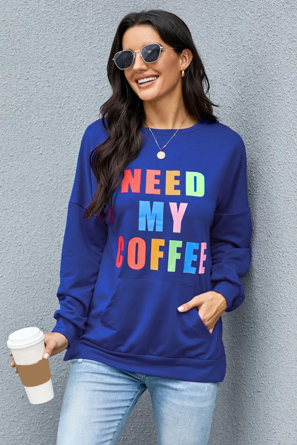 Need My Pocketed Sweatshirt