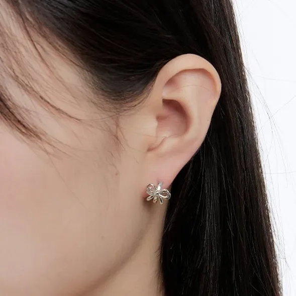 Double Ribbon Earrings