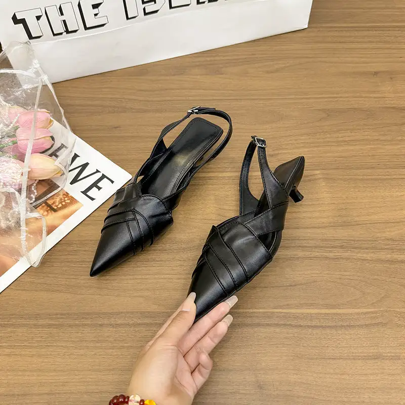 Polished Stiletto Sandals