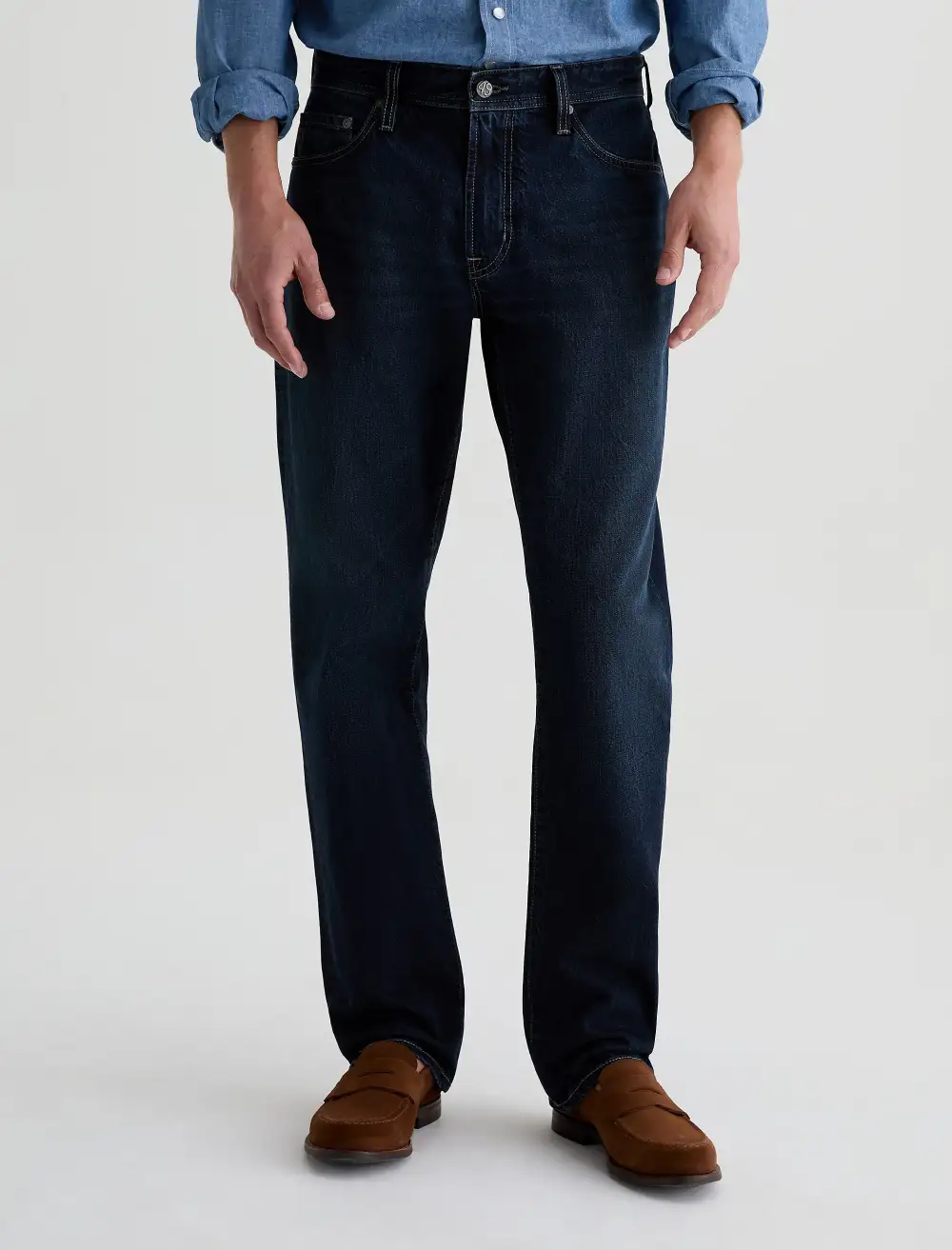 Men's Relaxed Tapered Rigid Jeans