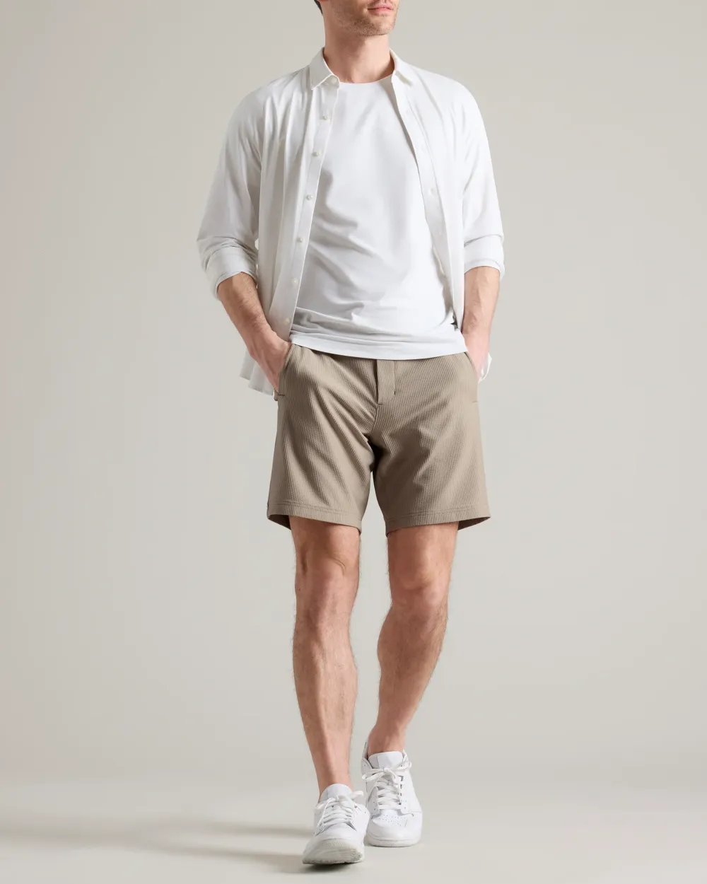 Black khaki Men's Shorts