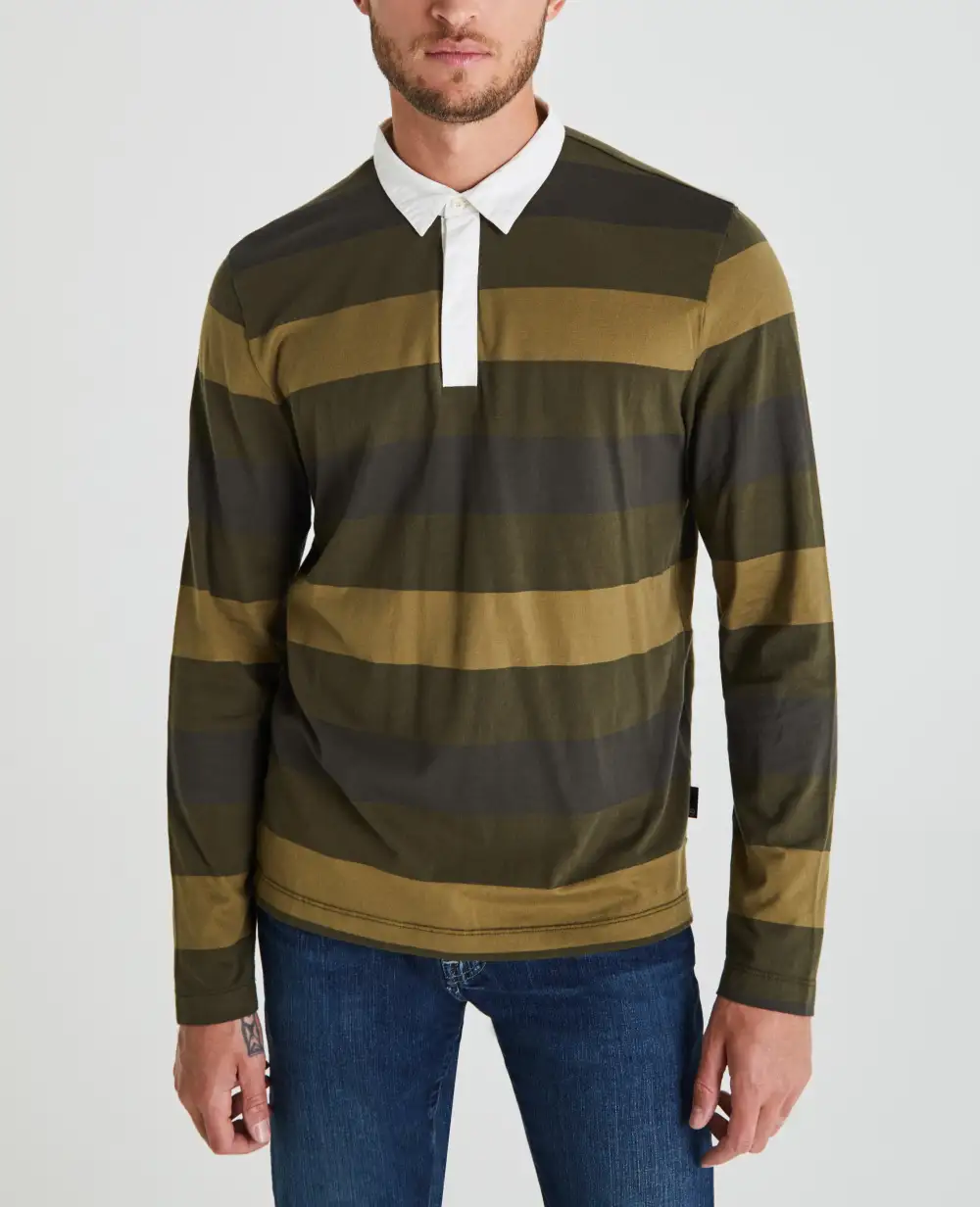Men's Classic Fit Rugby Polo Shirt