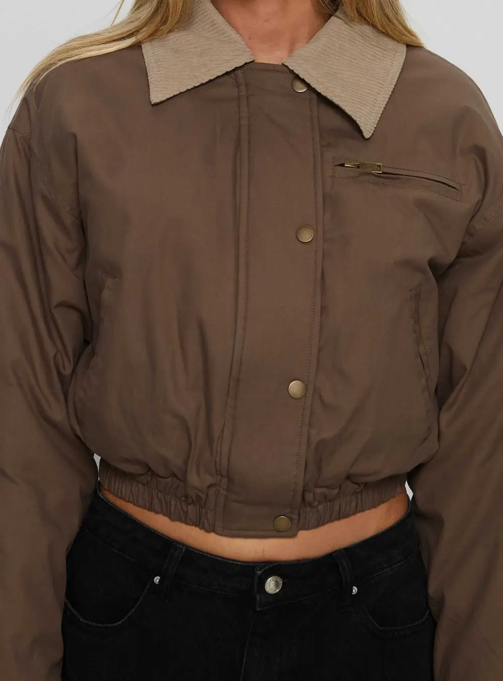 Women’s Collared Bomber Jacket