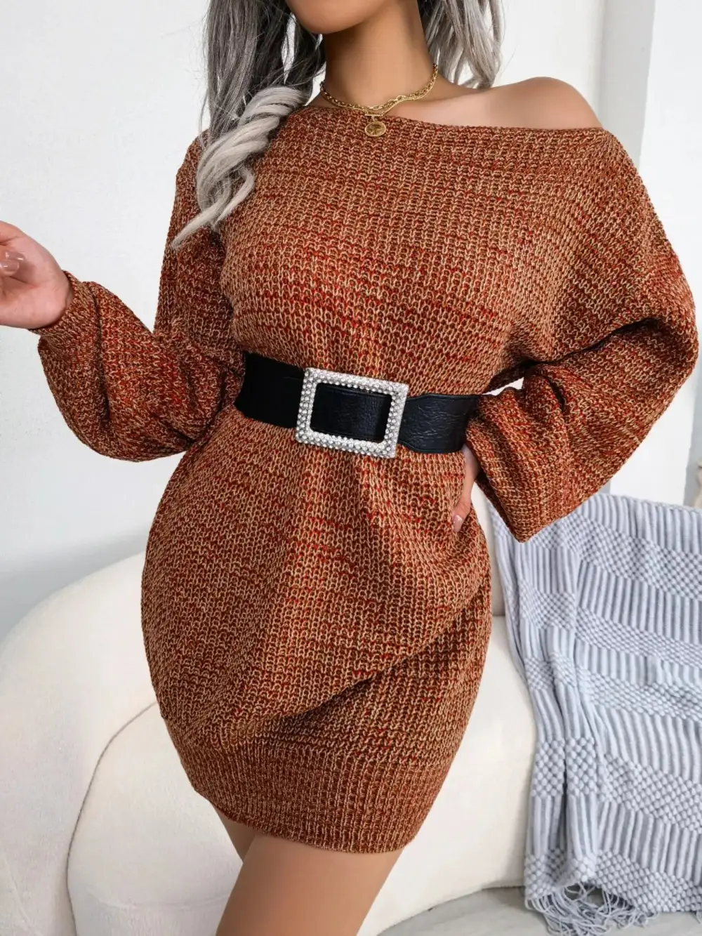 Multi Sweater Dress