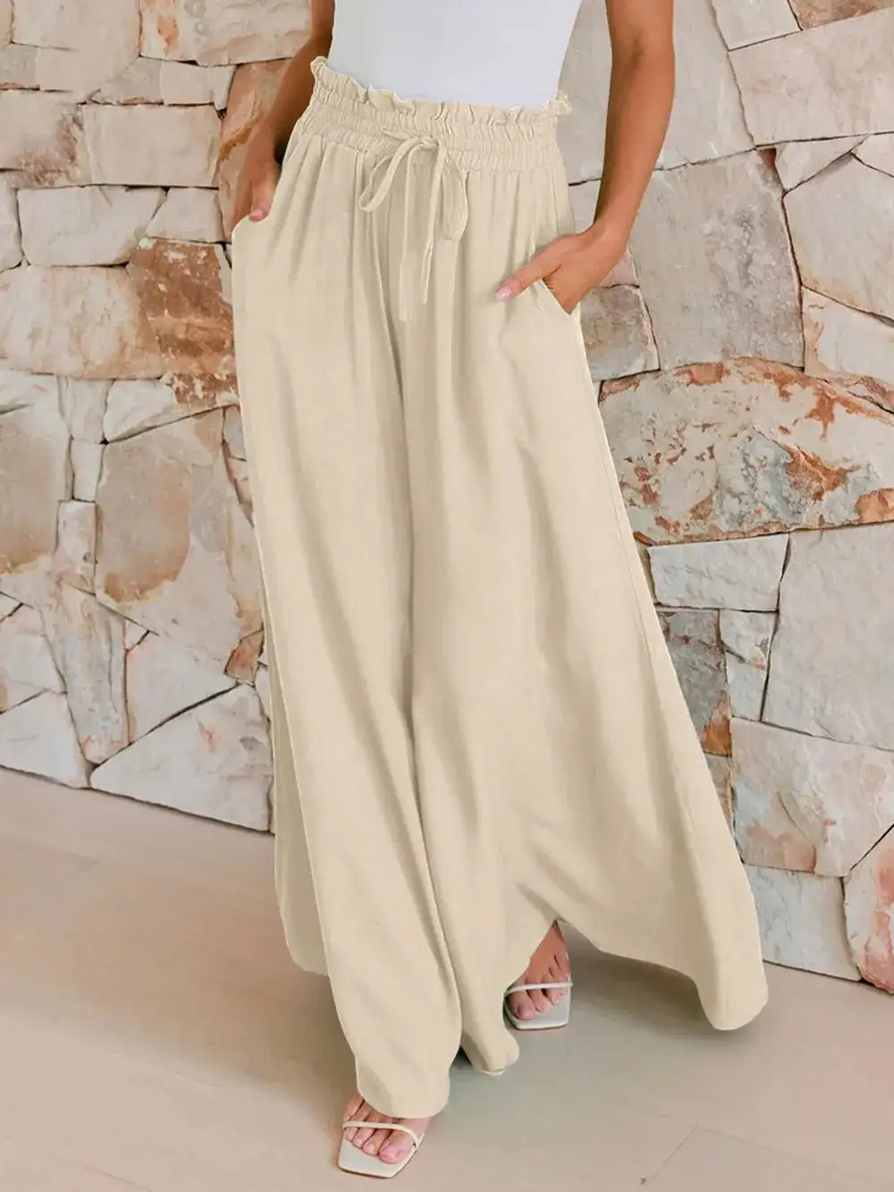 Modern Wide Leg Trousers