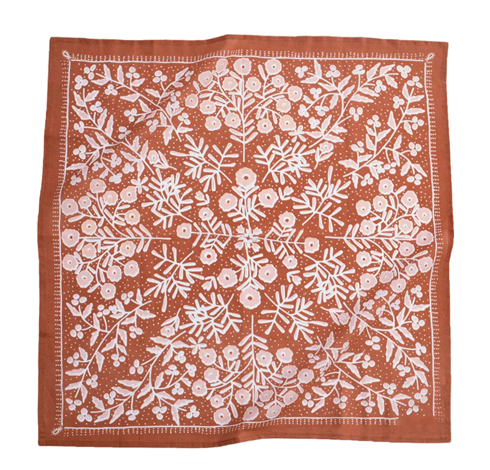 Floral Cotton Hair Bandana