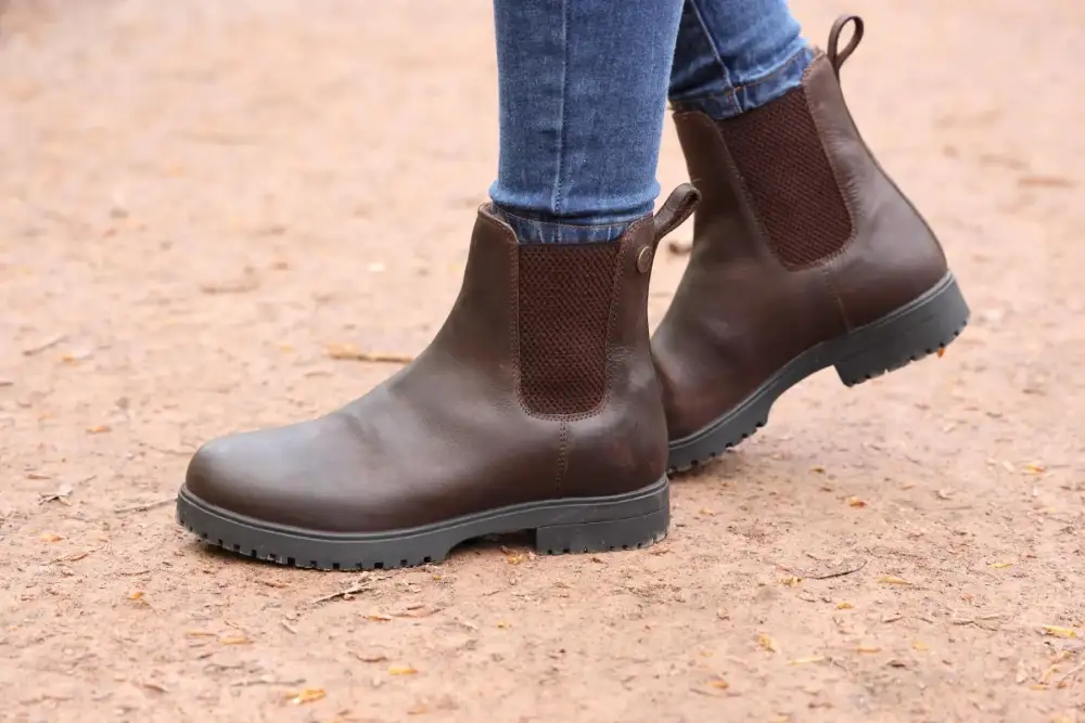Weather-Ready Leather Paddock Boots