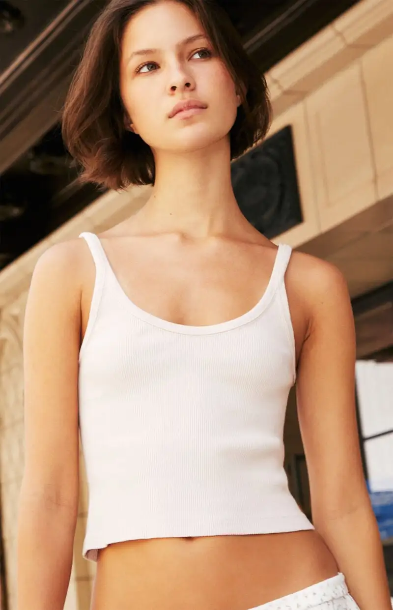 John Galt Pink Sheena Tank Top