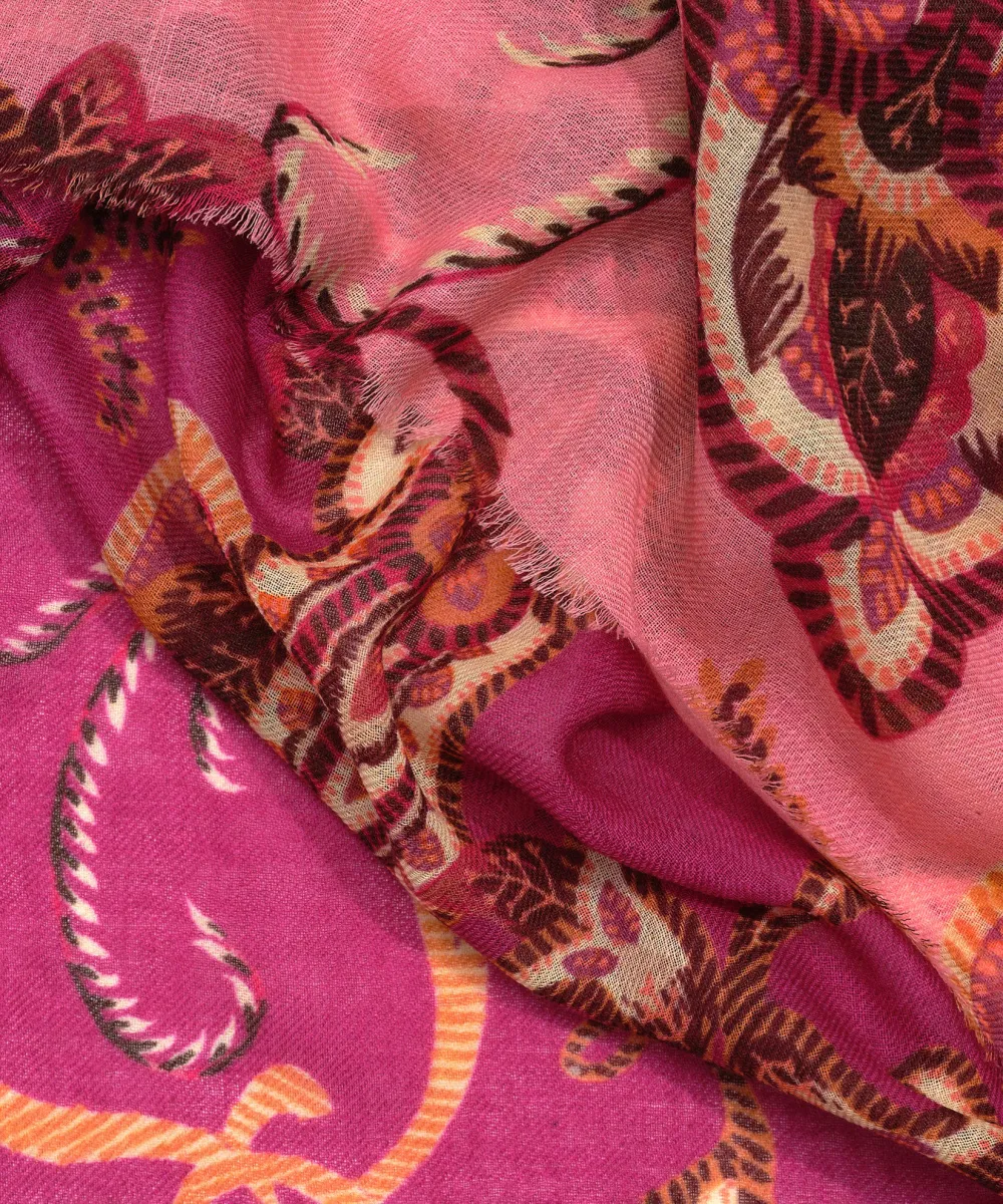 Casual Style Traditional Paisley Scarf