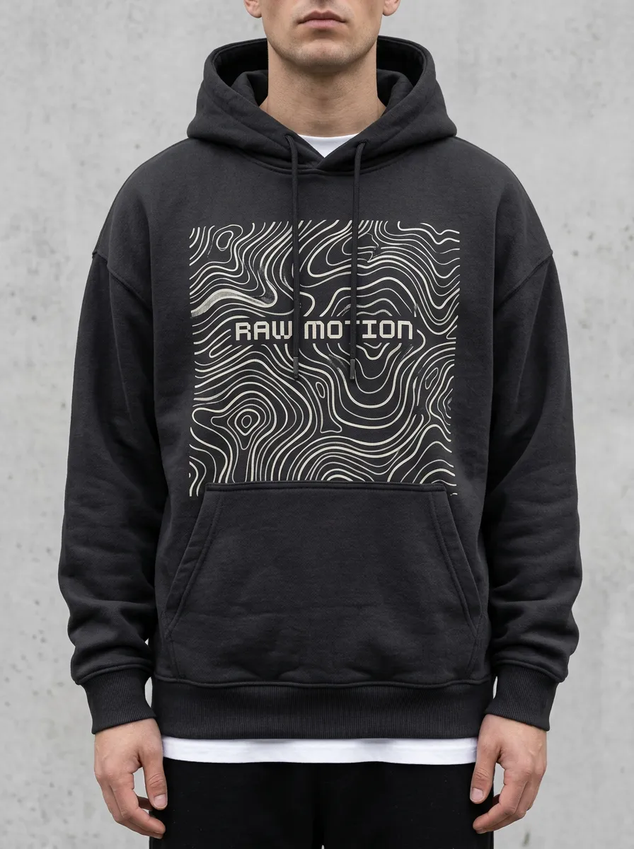 Everyday Topographic Men's Graphic Hoodie