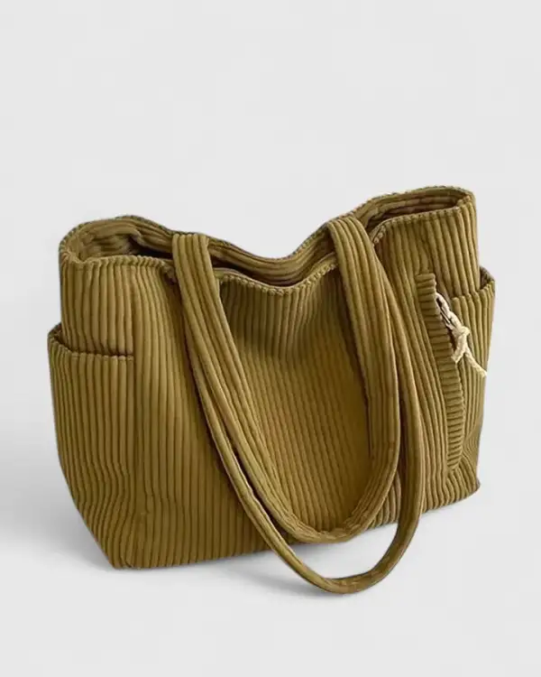 Open Top Canvas Tote Bag