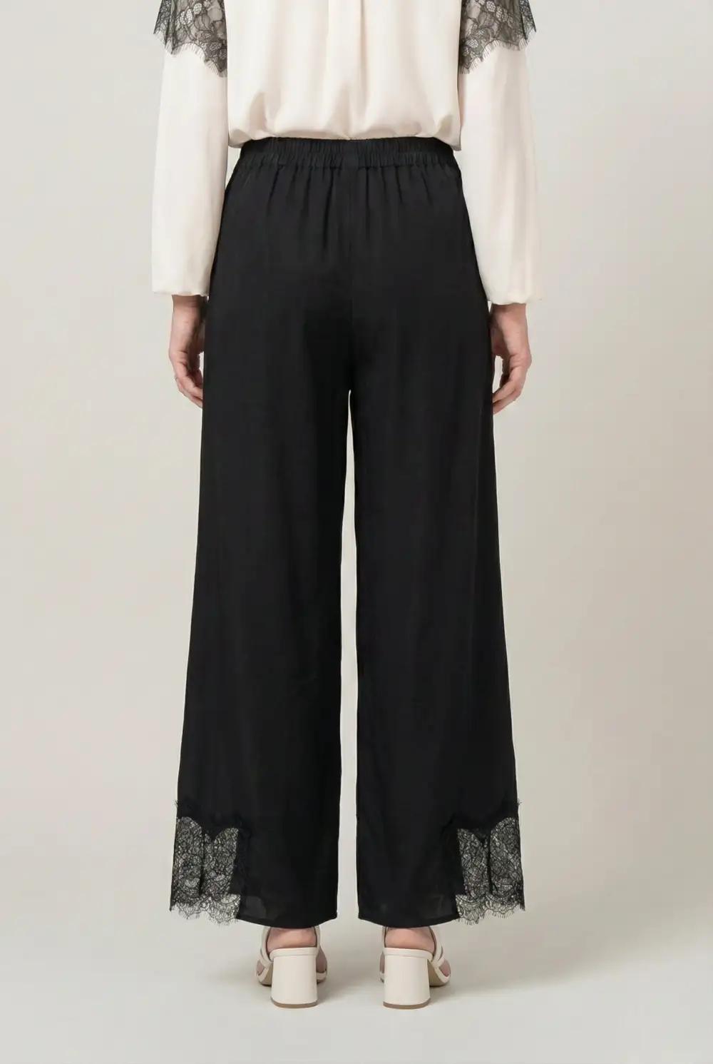 Silk Wide Leg Pants