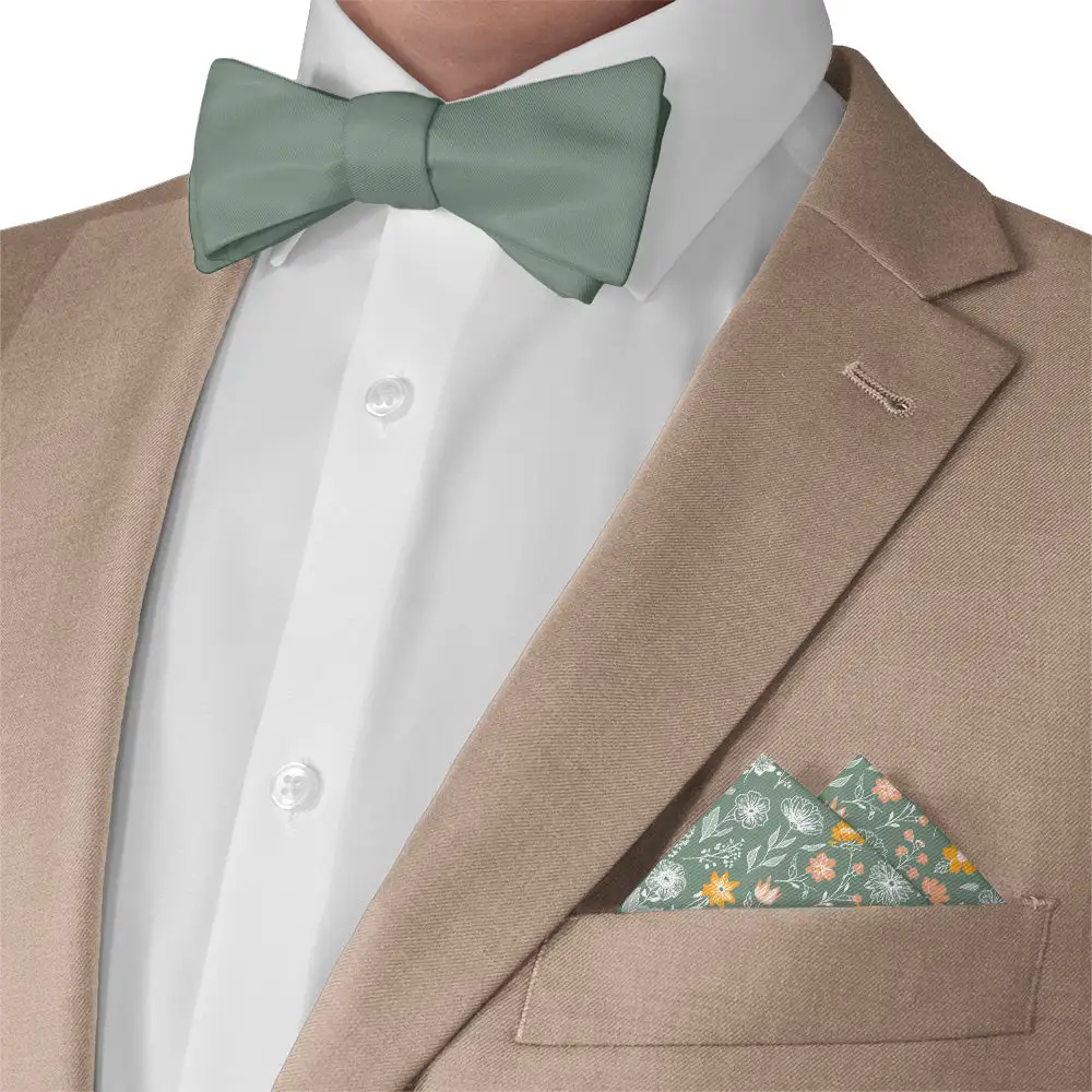 Refined Sophisticated Floral Pocket Square