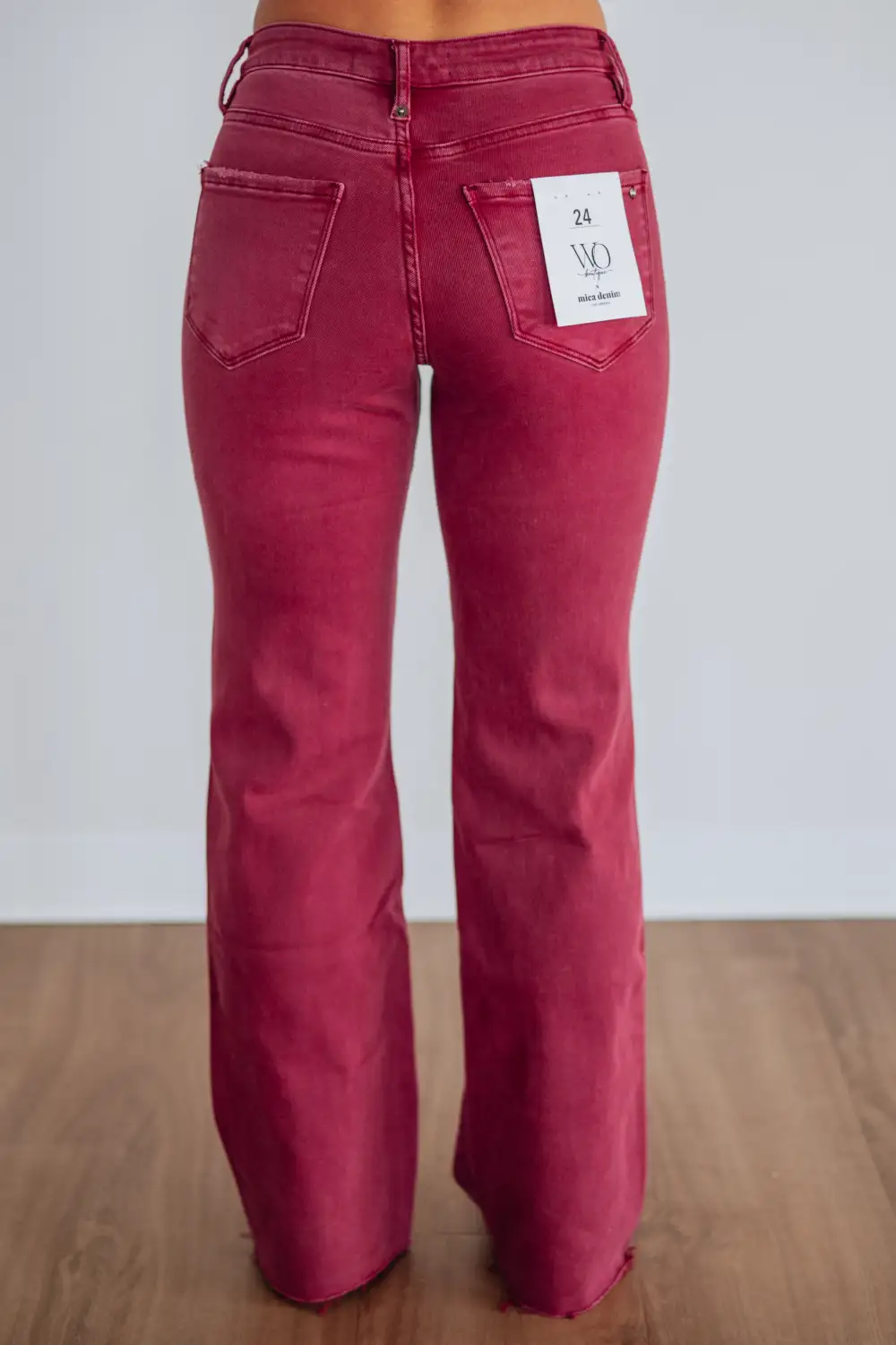 Women's High Rise Wide Leg Tummy Control Jeans