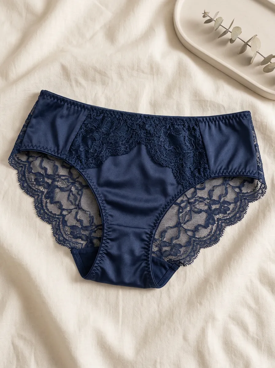 Women's Simple Floral Lace Trimmed Panties