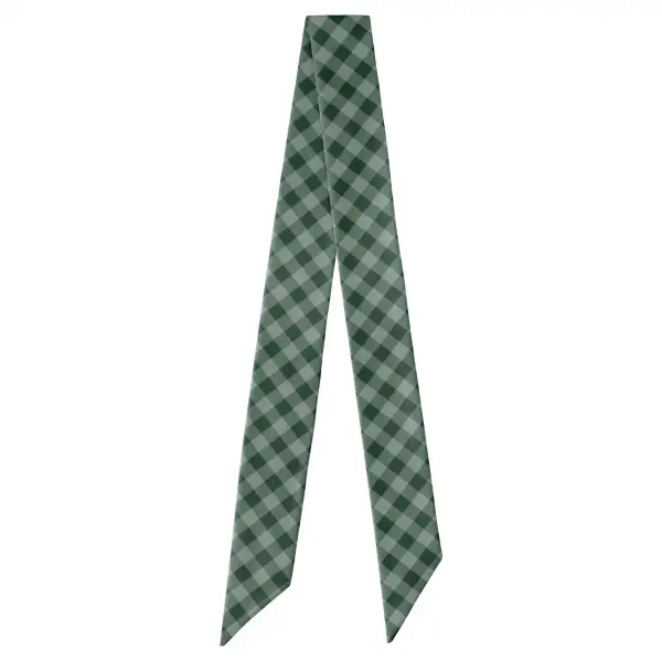 Gingham Plaid Pattern Hair Scarf