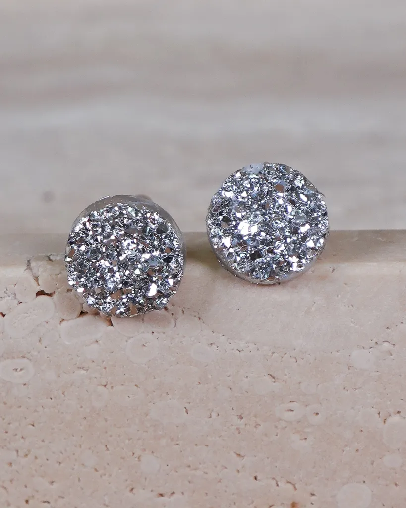Faceted Jewel Drop Earrings