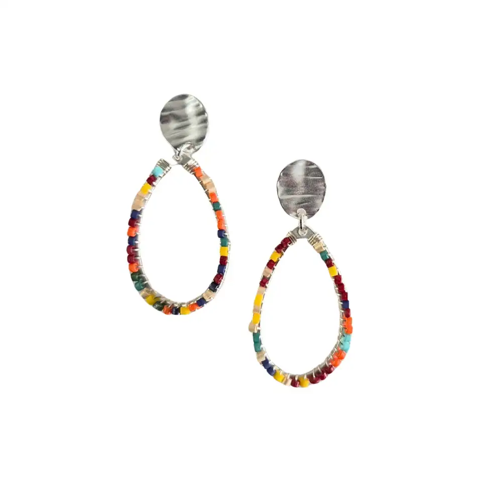 Teardrop Hoop Earrings