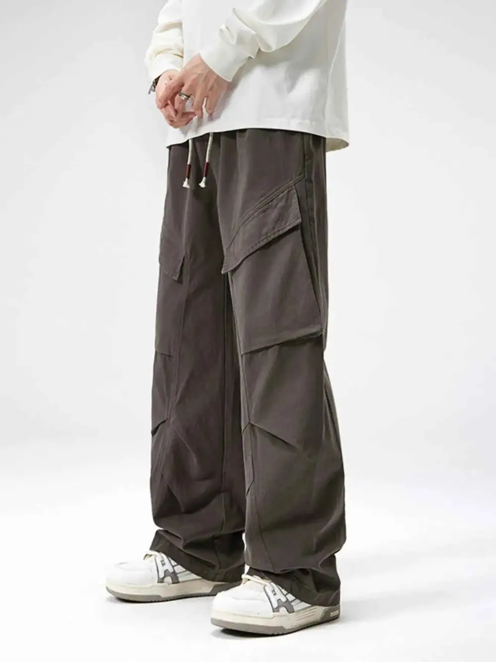 Cargo Utility Pants with Multiple Pockets