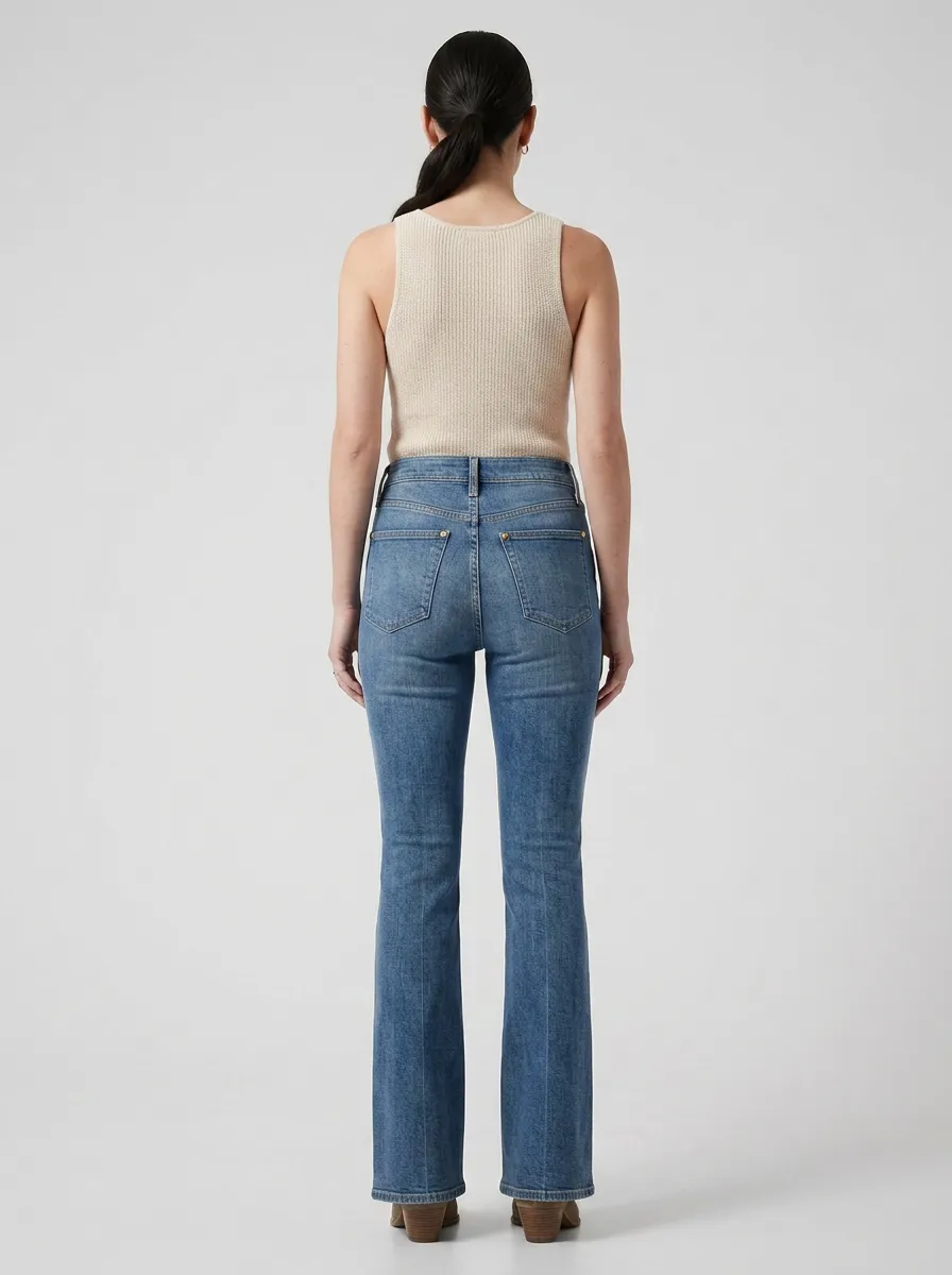 Women's High Waist Casual Denim Jeans