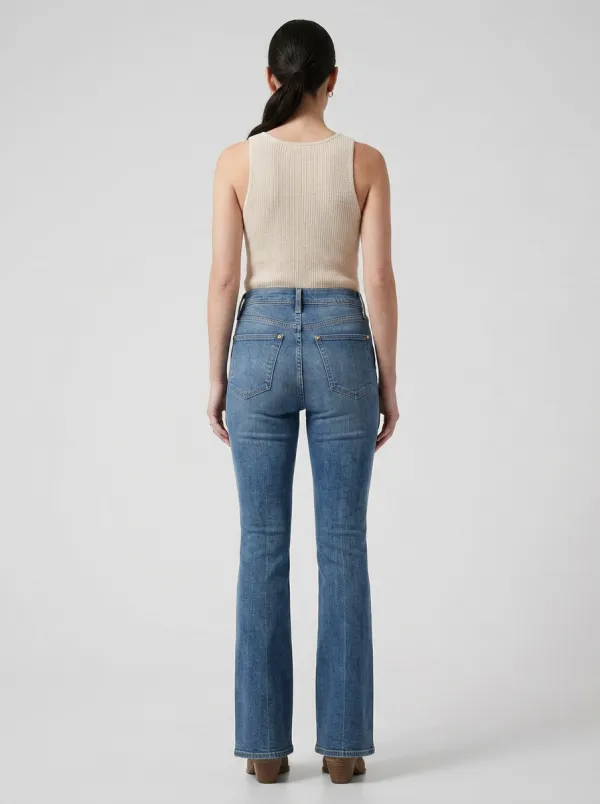 Women's High Waist Casual Denim Jeans