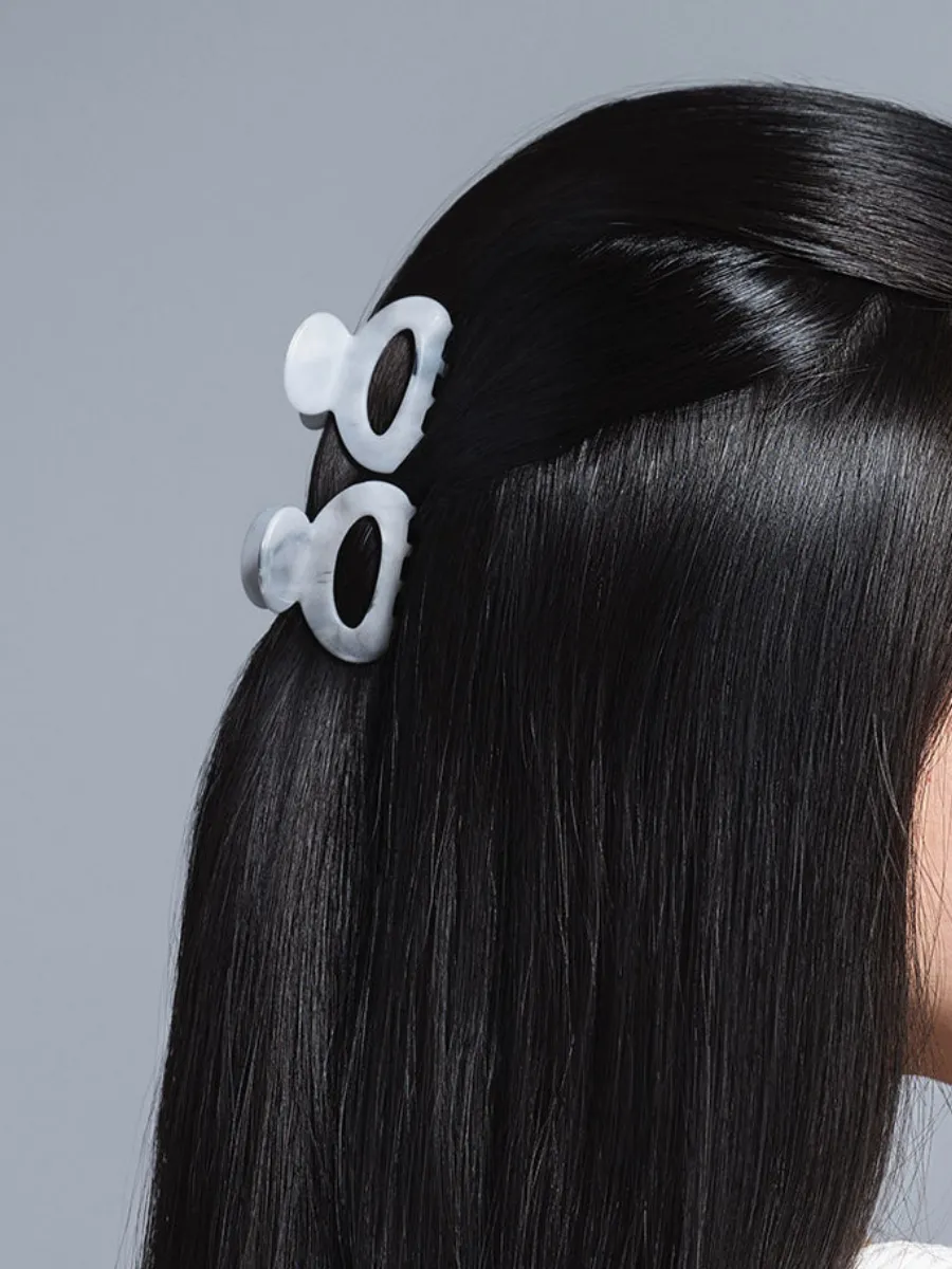 Marble Hair Claw Set