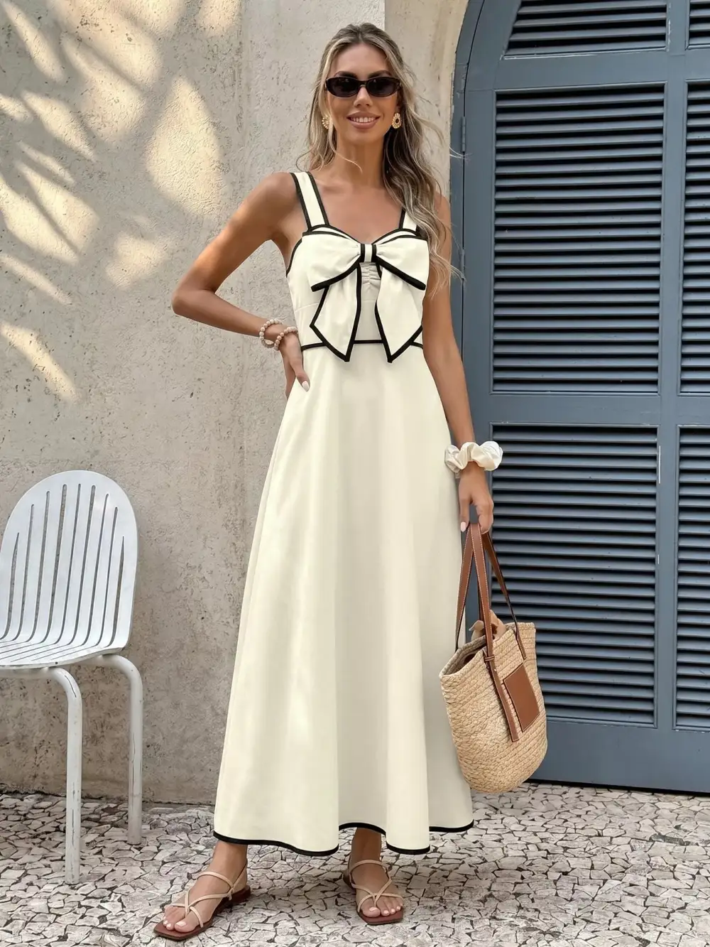 Bowknot Midi Dress