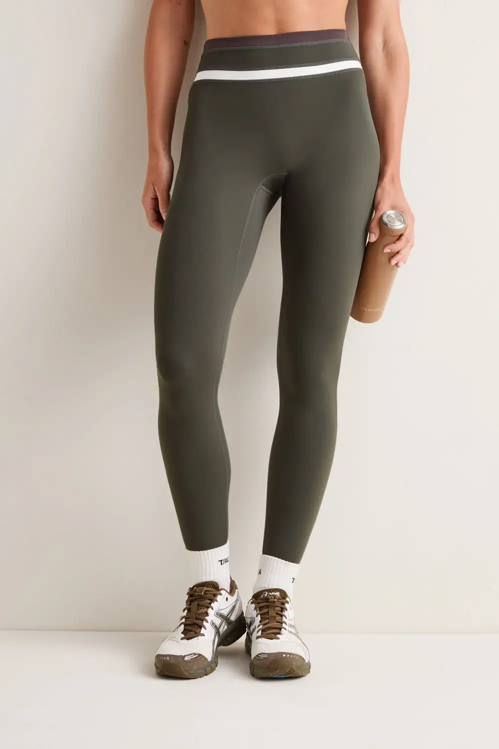 Minimal Contrast High Waist Leggings