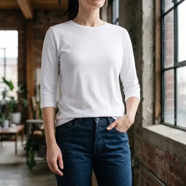 Crew-Neck Relaxed Top