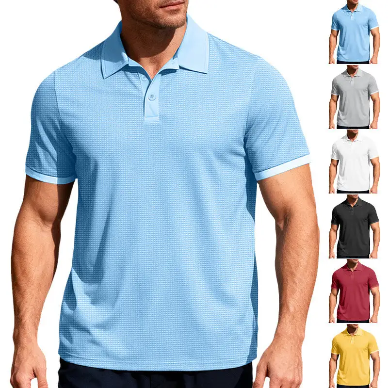 Slim Fit Fine Knit Polo Shirt