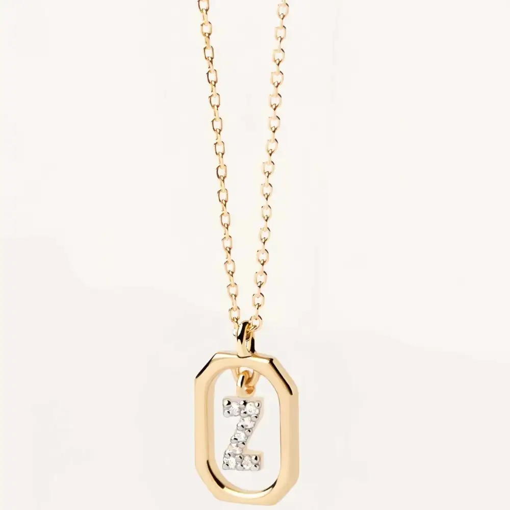 Initial Framed Necklace