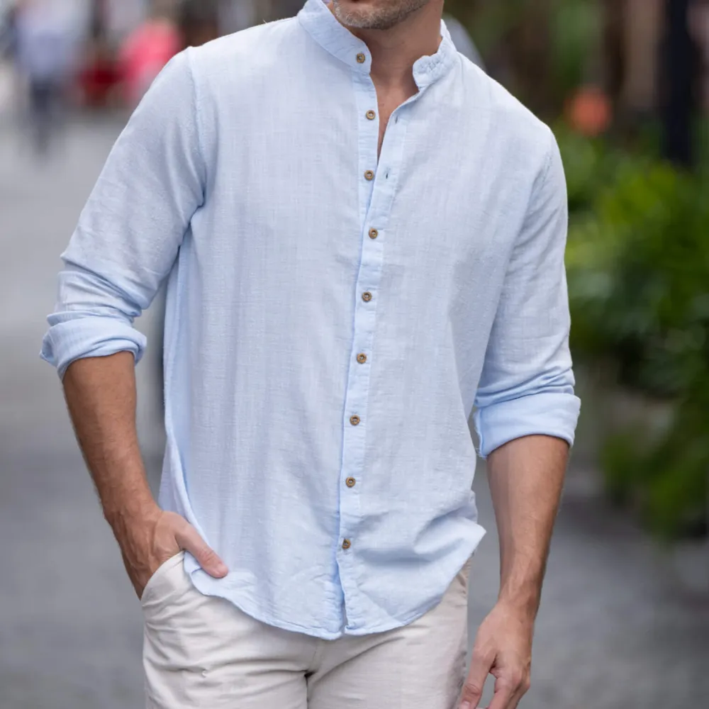 Men's Textured Woven Shirt