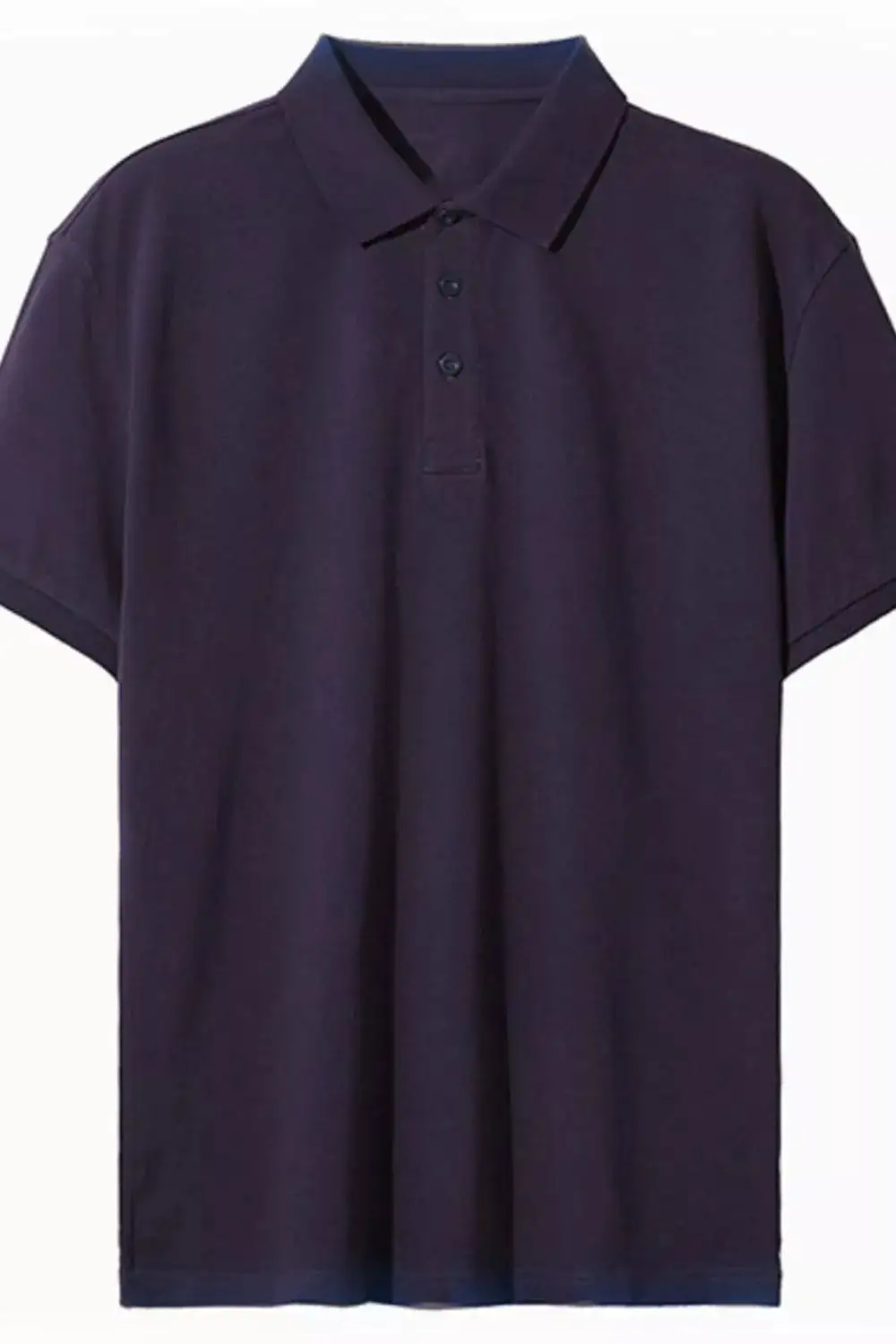 Button-Detail Polo Shirt
