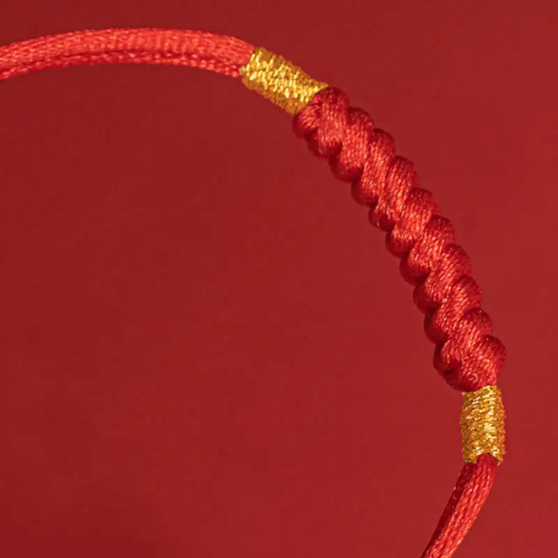 Handmade Braided String Knot Flat Knot Rope Bracelet
