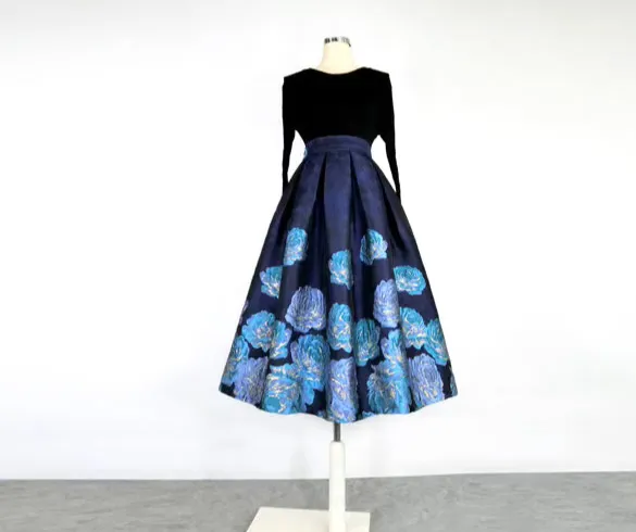 Urban Layering Everyday Casual Embroidered Skirt