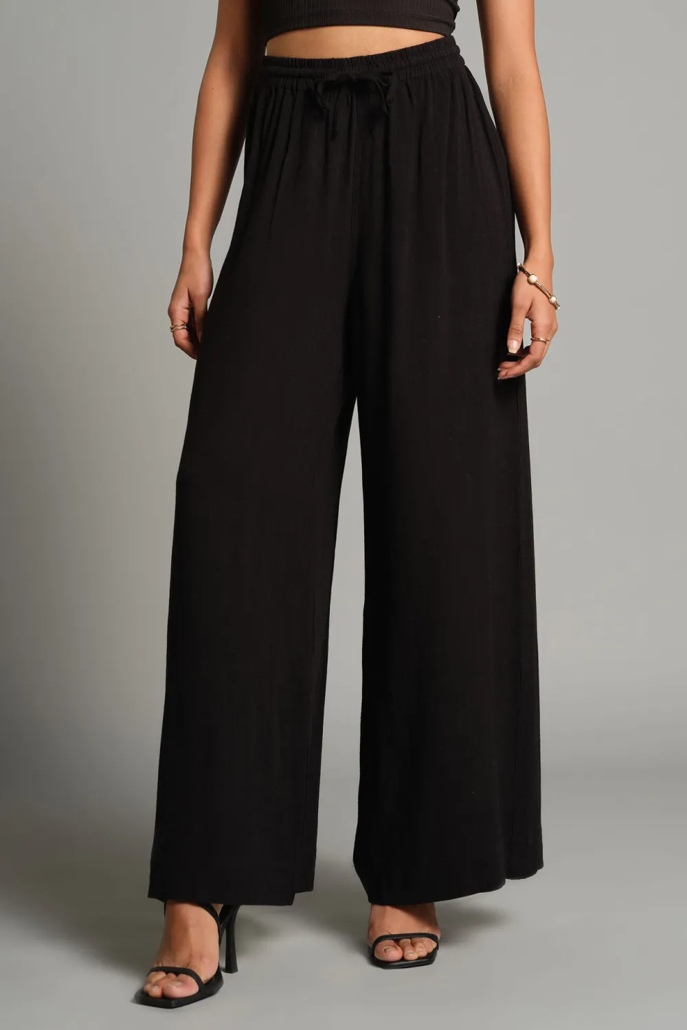 Casual Style Wide-Leg Pants