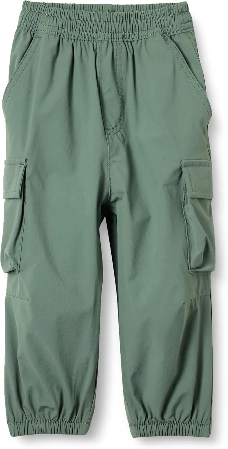 Amazon Essentials Unisex Kids and Toddlers' Cargo Parachute Pants, Joggers with Elastic Waist, Drawstring, Pull On