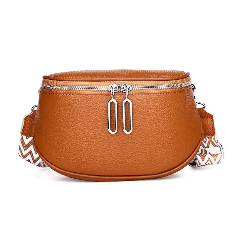 Leather Crossbody Chest Bag