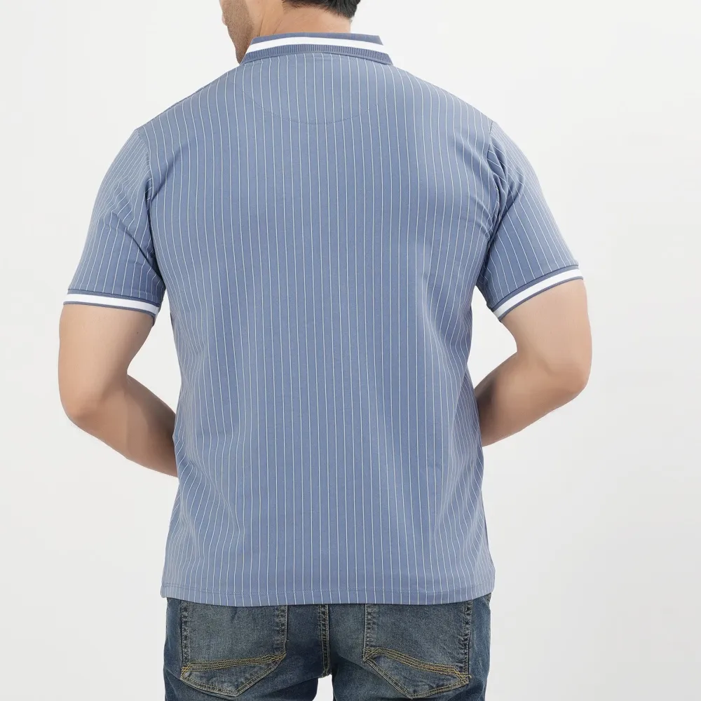 Men's Smart Casual Clean Collared Polo T-Shirt